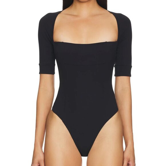 Free People Everly Square Neck Bodysuit NWT - Picture 2 of 3